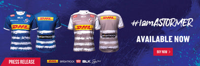 DHL Stormers New 2022-23 Vodacom URC Jersey by BLK Sport