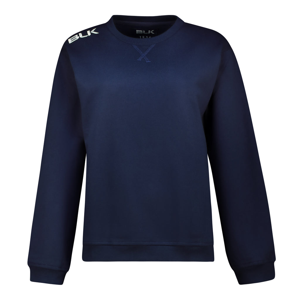 BLK Crew Neck Sweater - Navy - Adults & Youth – BLK Sport SA