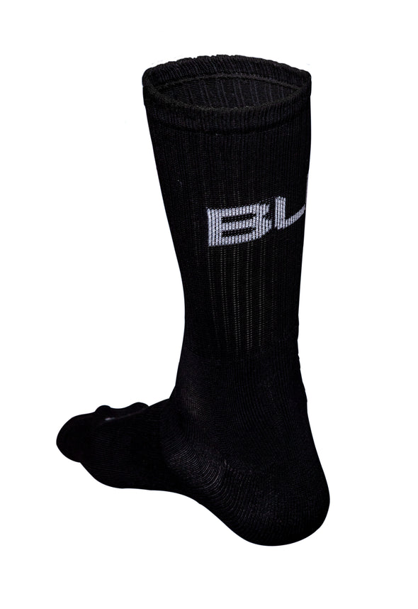 BLK TEK VI Premium Crew Sock - Black