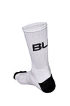 BLK TEK VI Premium Crew Sock – White