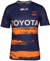 Toyota Cheetahs Training T-Shirt - Navy/Stripe
