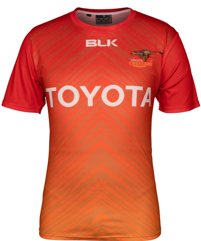 Toyota Cheetahs Training T-shirt - Red/Orange