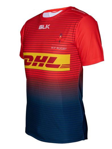 BLK Official Western Province Training Jersey - Red/Navy