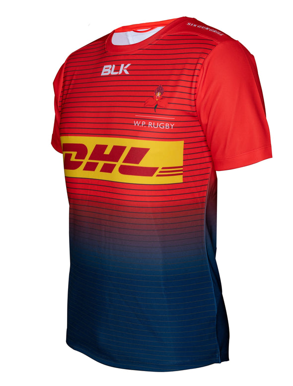 BLK Official Western Province Training Jersey - Red/Navy