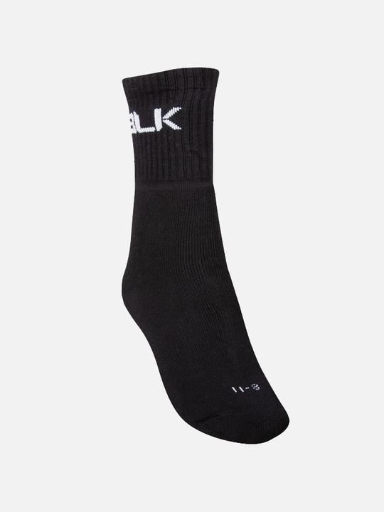 BLK TEK VI Premium Crew Sock - Black